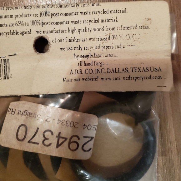 Antique Drapery Rod Co. 2" Straight Crocodile Clip. - Picture 4 of 5